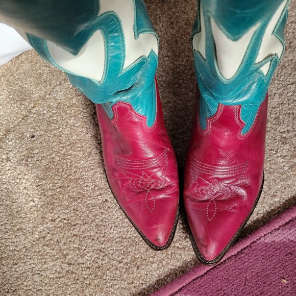 Vintage Zodiac Western Boots - Picture 3 of 9